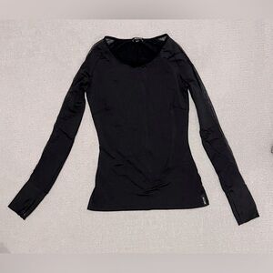 MICHI // Running Top. SZ: XS. Black.